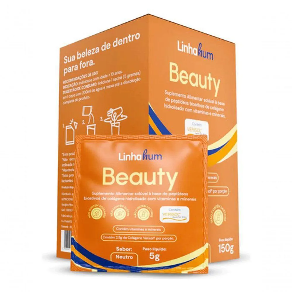 BEAUTY PEPTíDEOS COLáGENO VERISOL PELE HIDROLIZADO LINHAHUM