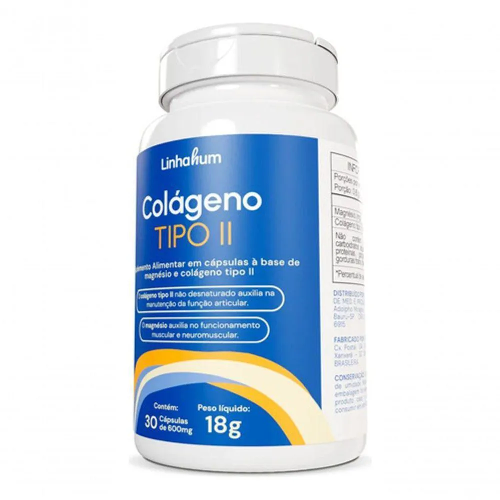 2U COLáGENO TIPO 2 II MAGNéSIO ARTICULAçãO MUSCULAR LINHAHUM