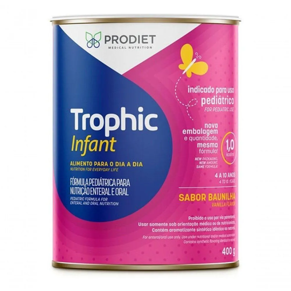 KIT 3 TROPHIC INFANT 400G PEDIáTRICO DIETA ENTERAL - PRODIET