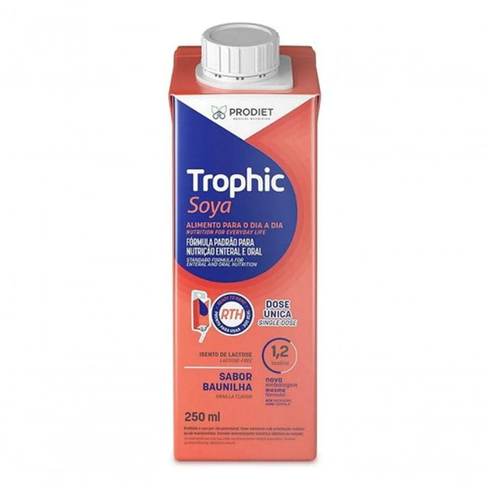 TROPHIC 1.2 SOYA 250ML DIETA ENTERAL BAUNILHA PRODIET