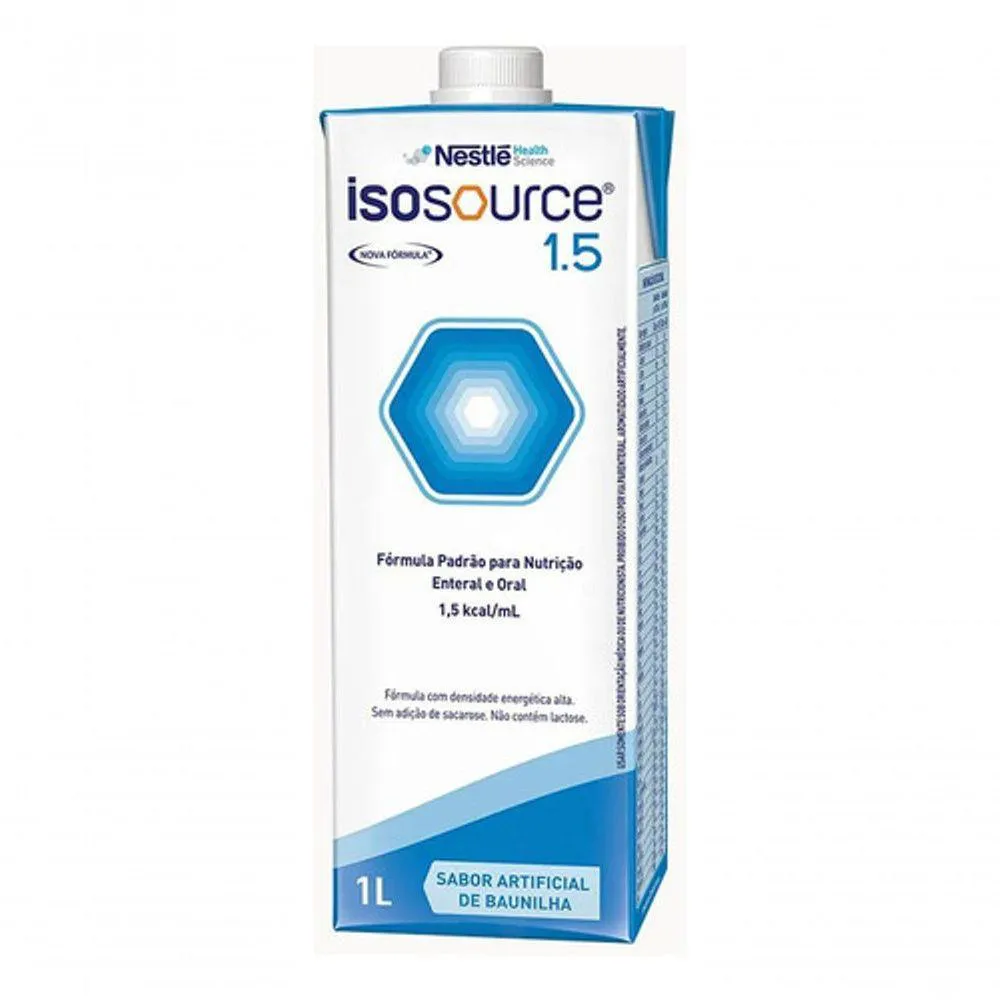 ISOSOURCE 1.5 1000ML - NESTLé SABOR BAUNILHA