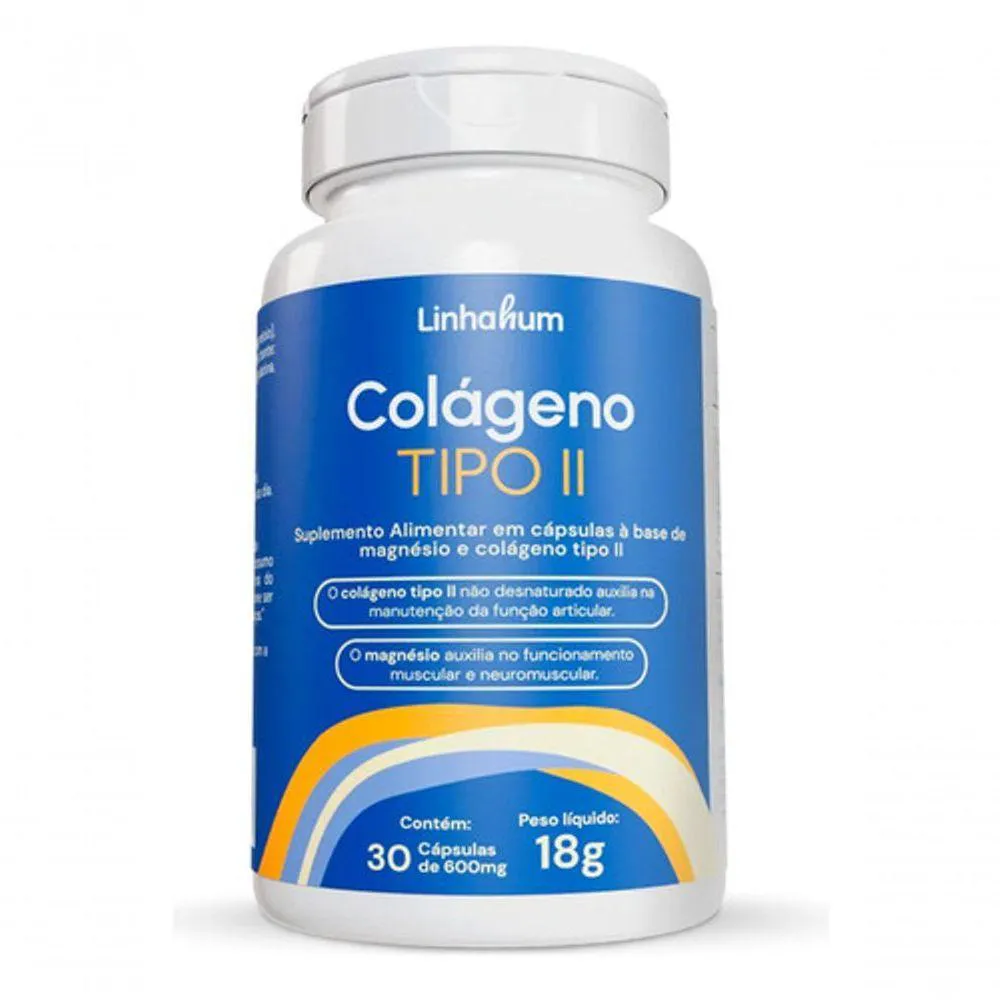 2U COLáGENO TIPO 2 II MAGNéSIO ARTICULAçãO MUSCULAR LINHAHUM COR INCOLOR