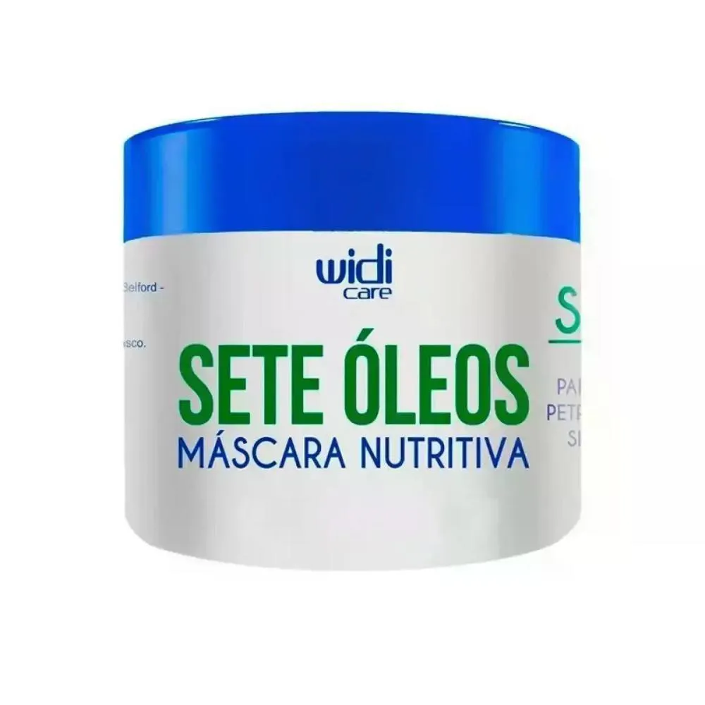 MáSCARA CAPILAR SETE óLEOS NUTRITIVOS WIDI CARE 300G