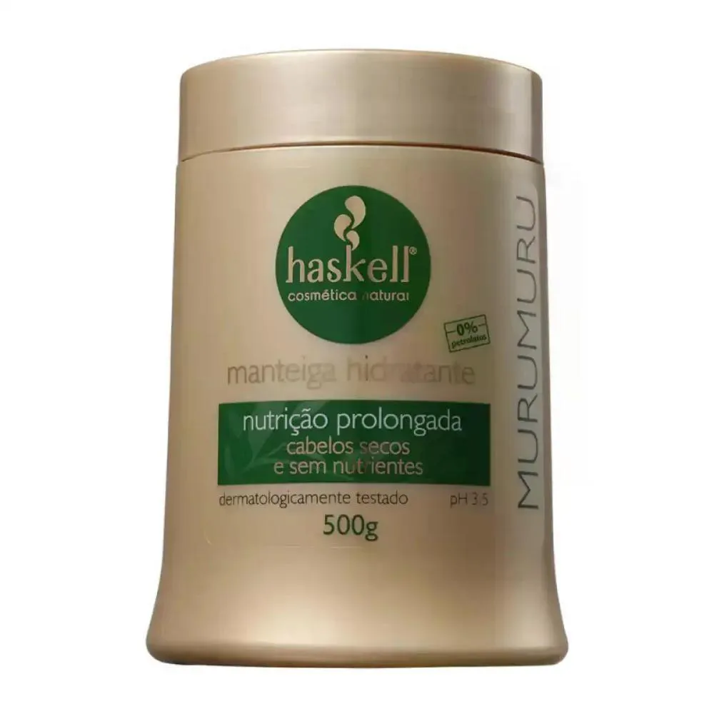 MáSCARA CAPILAR MURUMURU MANTEIGA HIDRATANTE HASKELL 500G