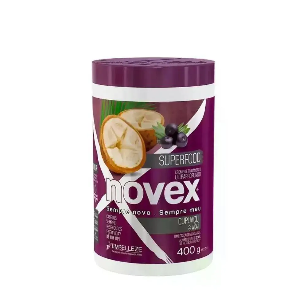 CREME DE TRATAMENTO CUPUAçU E AçAí NOVEX 400G