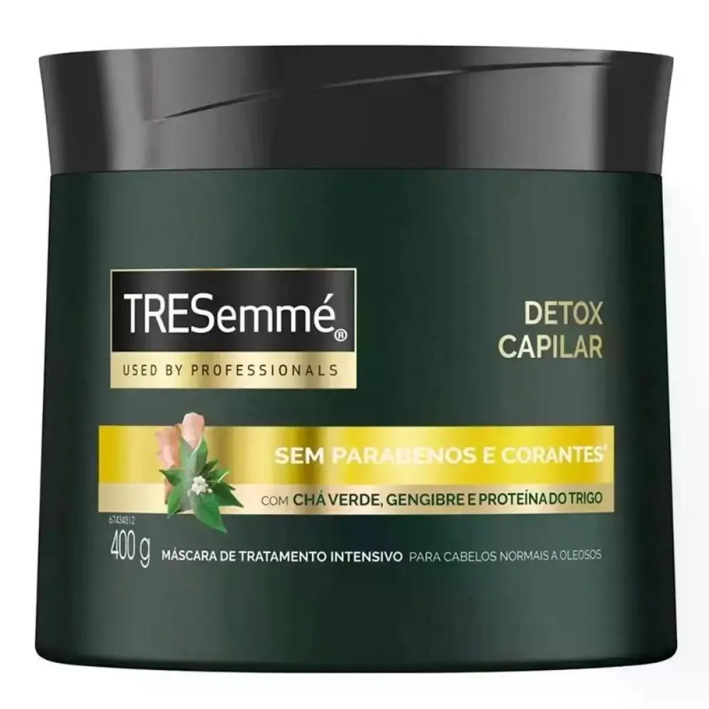 TRESEMMé CREME DE TRATAMENTO DETOX CAPILAR 400G