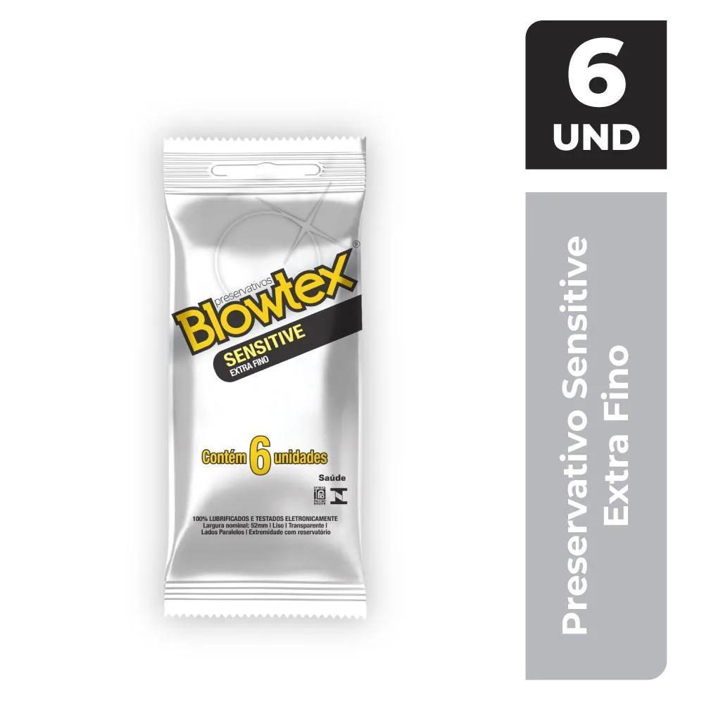 PRESERVATIVO BLOWTEX SENSITIVE 6UN