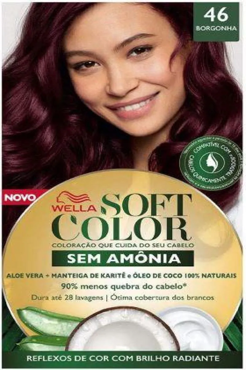 TINTA DE CABELO SOFT COLOR BORGONHA 46