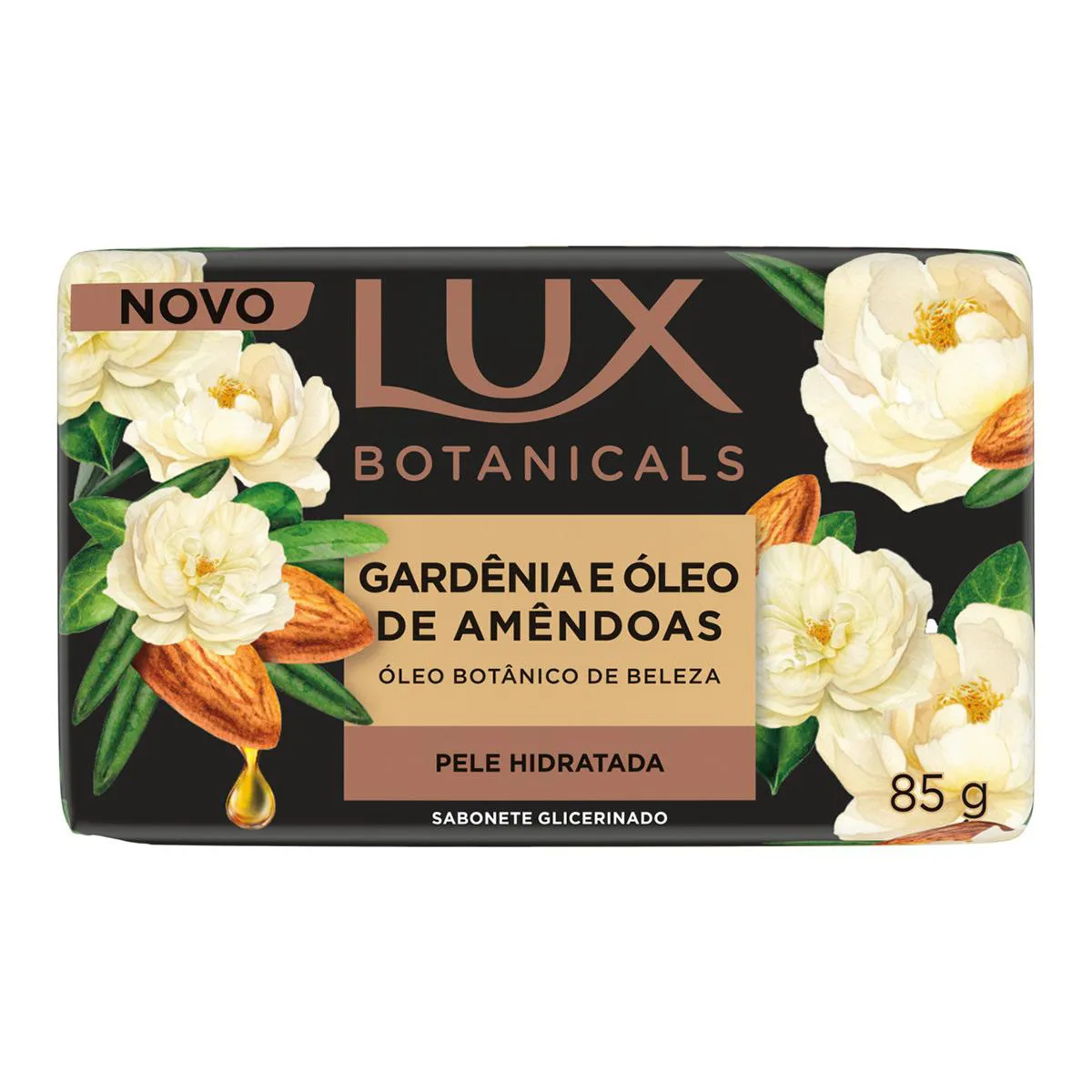 Sabonete em Barra Lux Botanicals Gardênia e Óleo de Amêndoas Glicerinado 85g