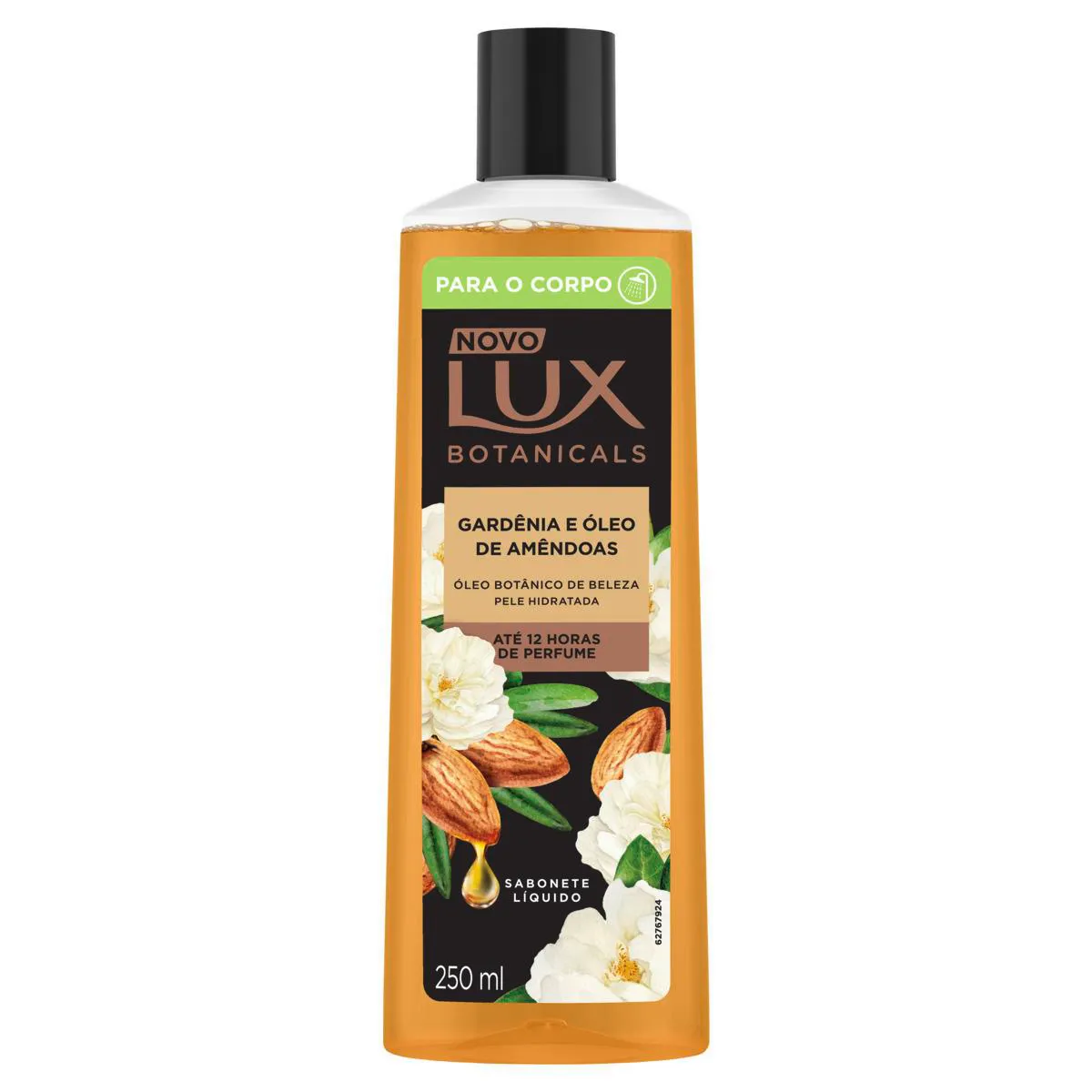 Sabonete Líquido Lux Botanicals Gardênia e Óleo de Amêndoas 12h Glicerinado 250ml