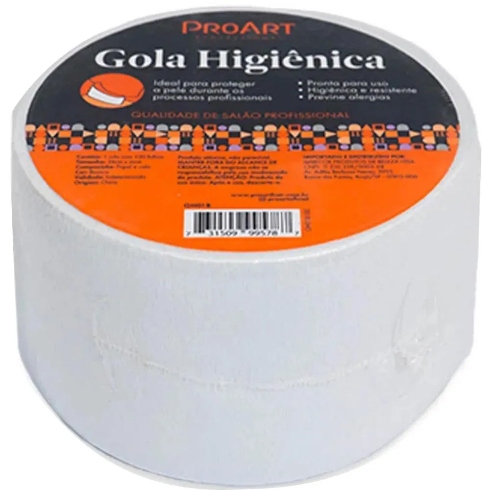 01 ROLO DE GOLA HIGIENICA PROTETORA PESCOçO PROART