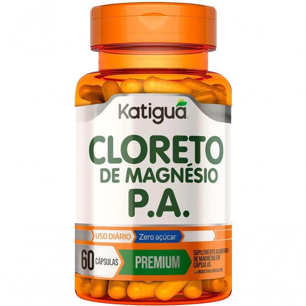 CLORETO DE MAGNéSIO P A 60 CáPSULAS 500MG KATIGUá