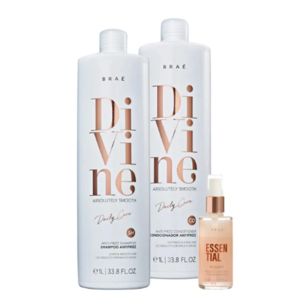 BRAé KIT OIL BLEND DIVINE TRIO SALON (3 PRODUTOS)