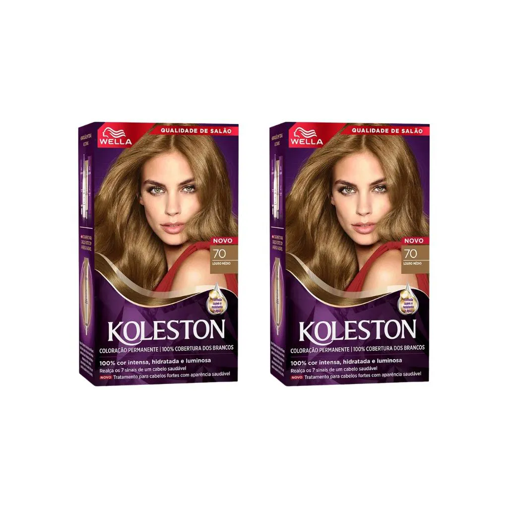 COLORAçAO KOLESTON 70 LOURO MEDIO-KIT C/2UN