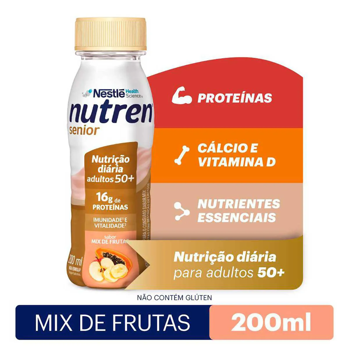 Complemento Alimentar Nestlé Nutren Senior Mix de Frutas com 200ml