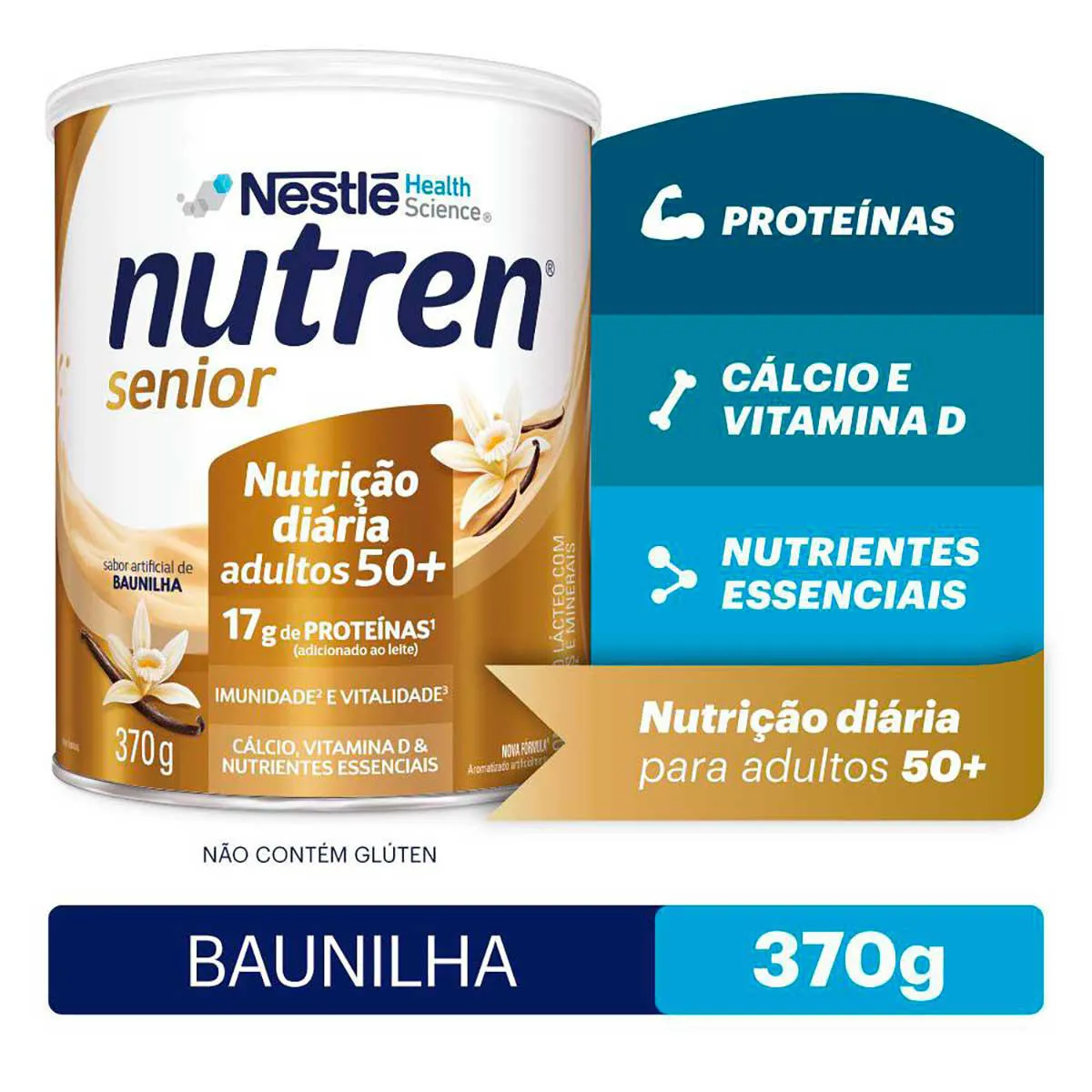 Suplemento Alimentar Nutren Senior Baunilha com 370g