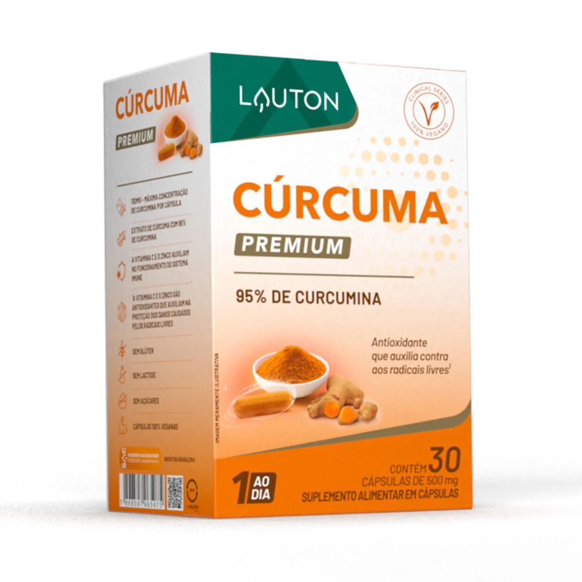 Cúrcuma Premium Lauton Clinical Series 30 cápsulas