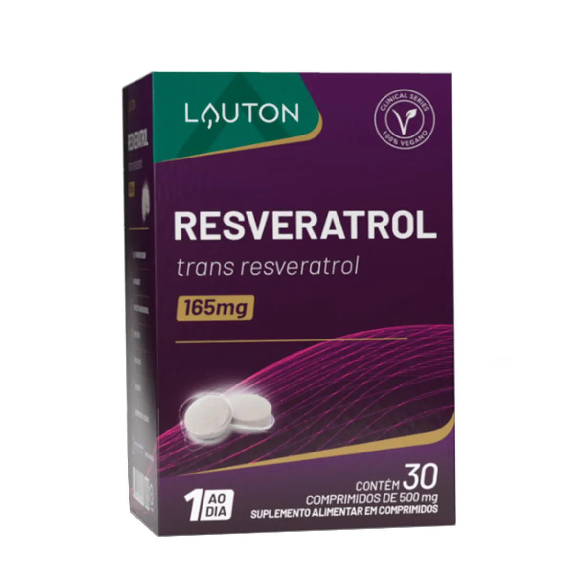 Resveratrol 165mg Lauton 30 comprimidos
