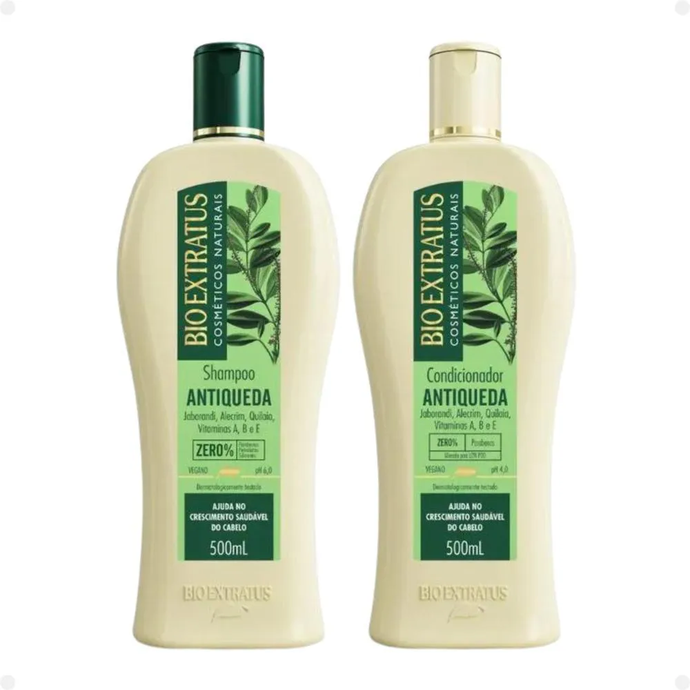 SHAMPOO + CONDICIONADOR ANTIQUEDA BIO EXTRATUS JABORANDI 500ML