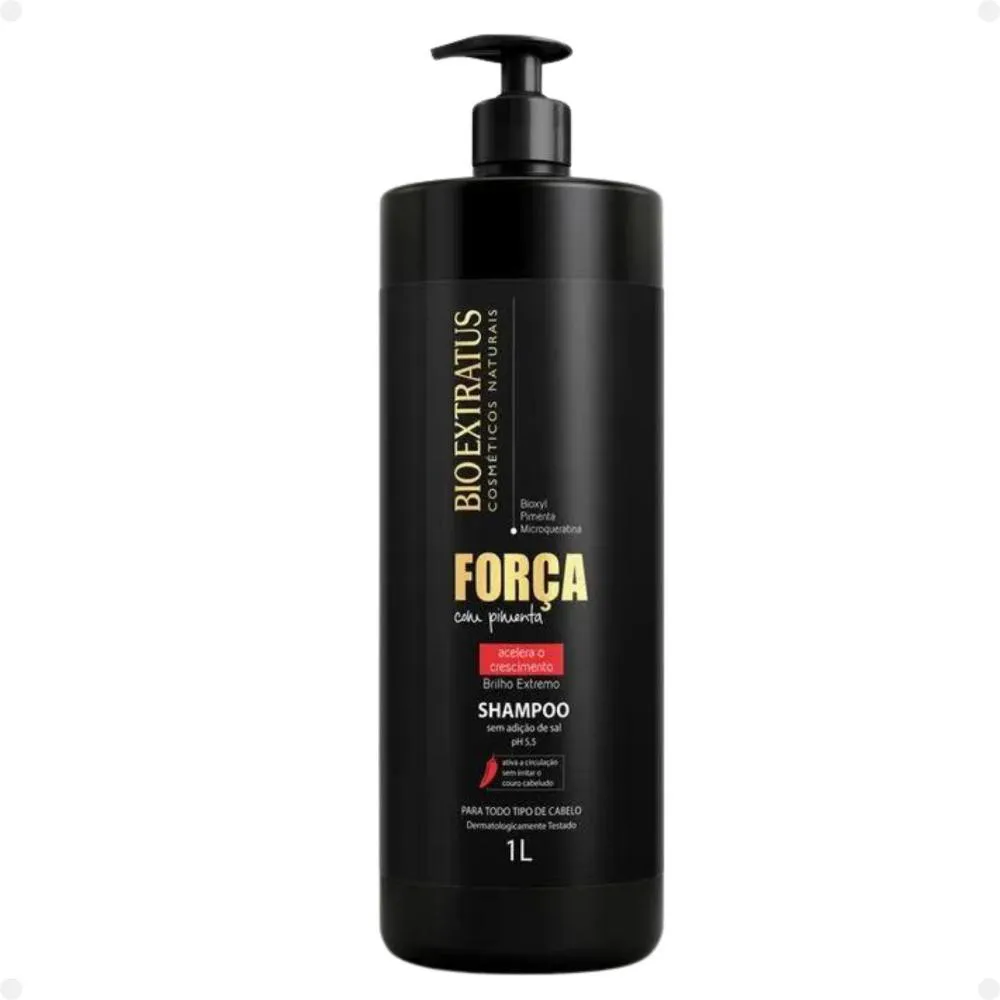 SHAMPOO BIO EXTRATUS FORçA COM PIMENTA 1L