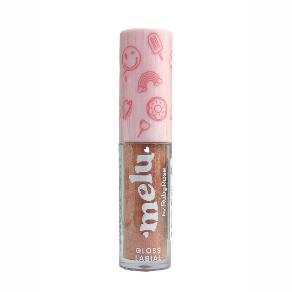GLOSS LABIAL MELU BY RUBY ROSE BOLO DE NOZES 3,4ML