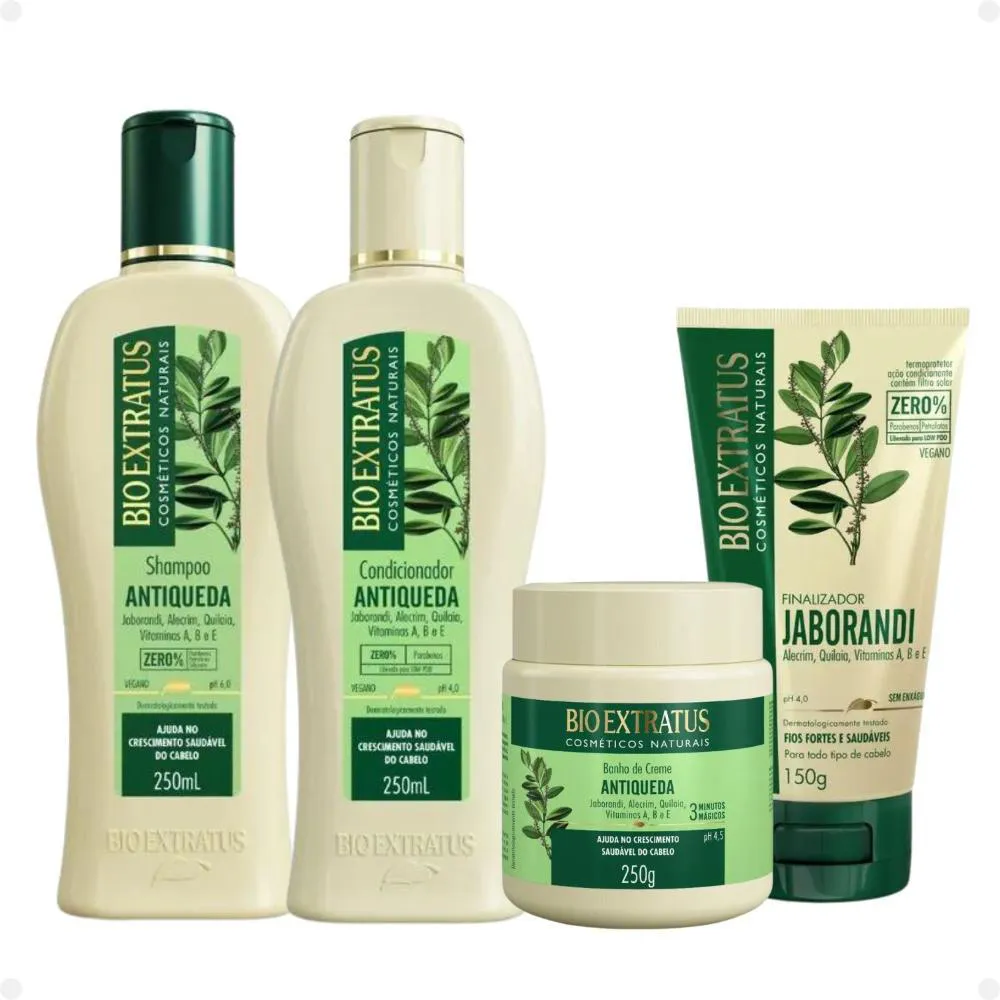 KIT BIO EXTRATUS ANTIQUEDA JABORANDI COM 4 250G