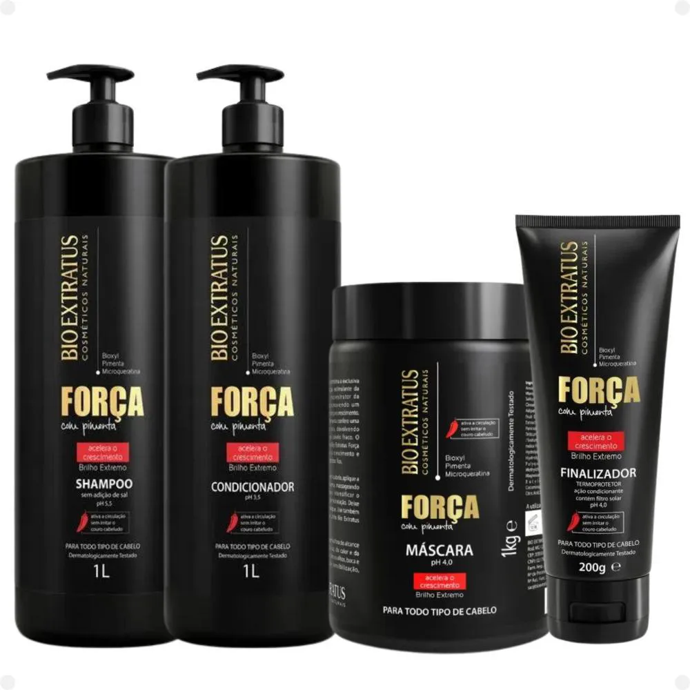 KIT BIO EXTRATUS FORçA COM PIMENTA COM 4 1KG
