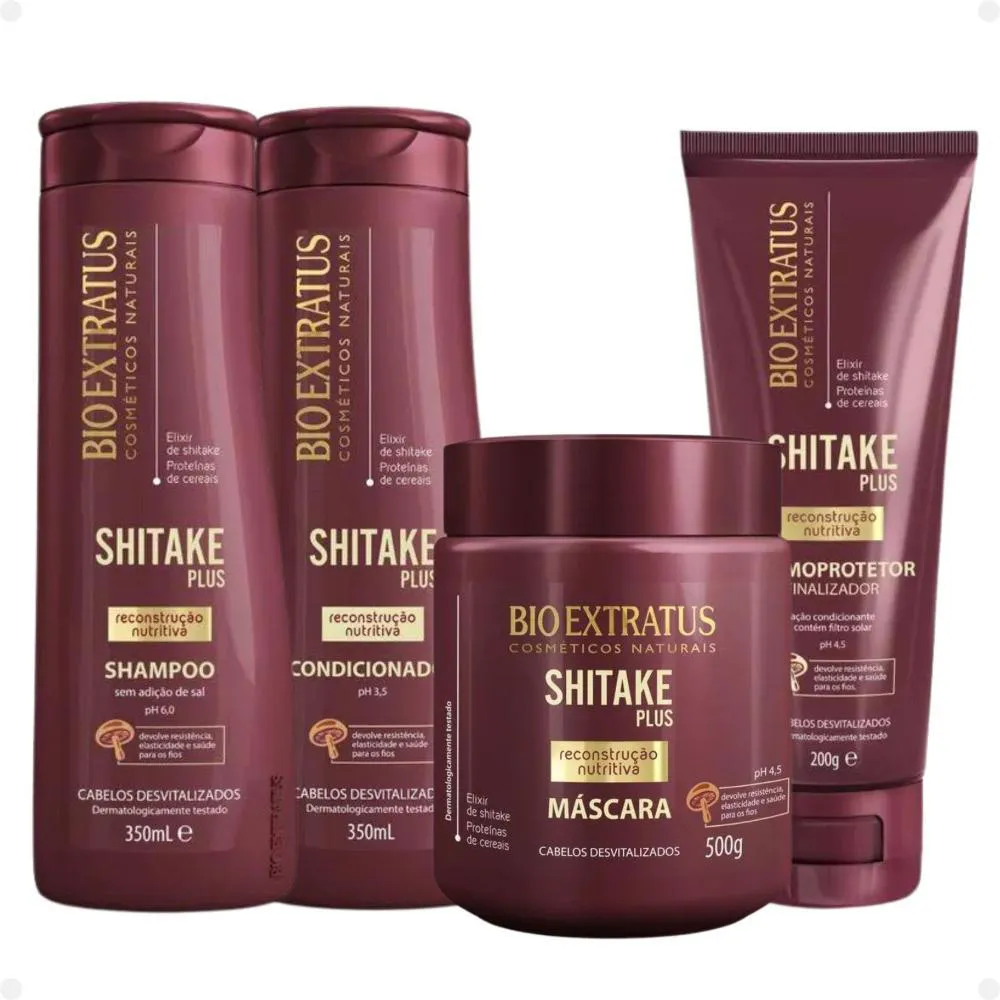 KIT BIO EXTRATUS SHITAKE PLUS COM 4
