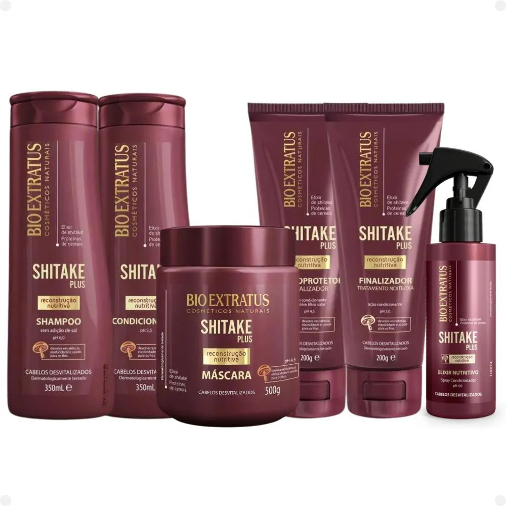 KIT BIO EXTRATUS SHITAKE PLUS COM 6