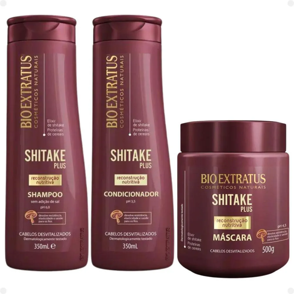 KIT BIO EXTRATUS SHITAKE PLUS COM 3