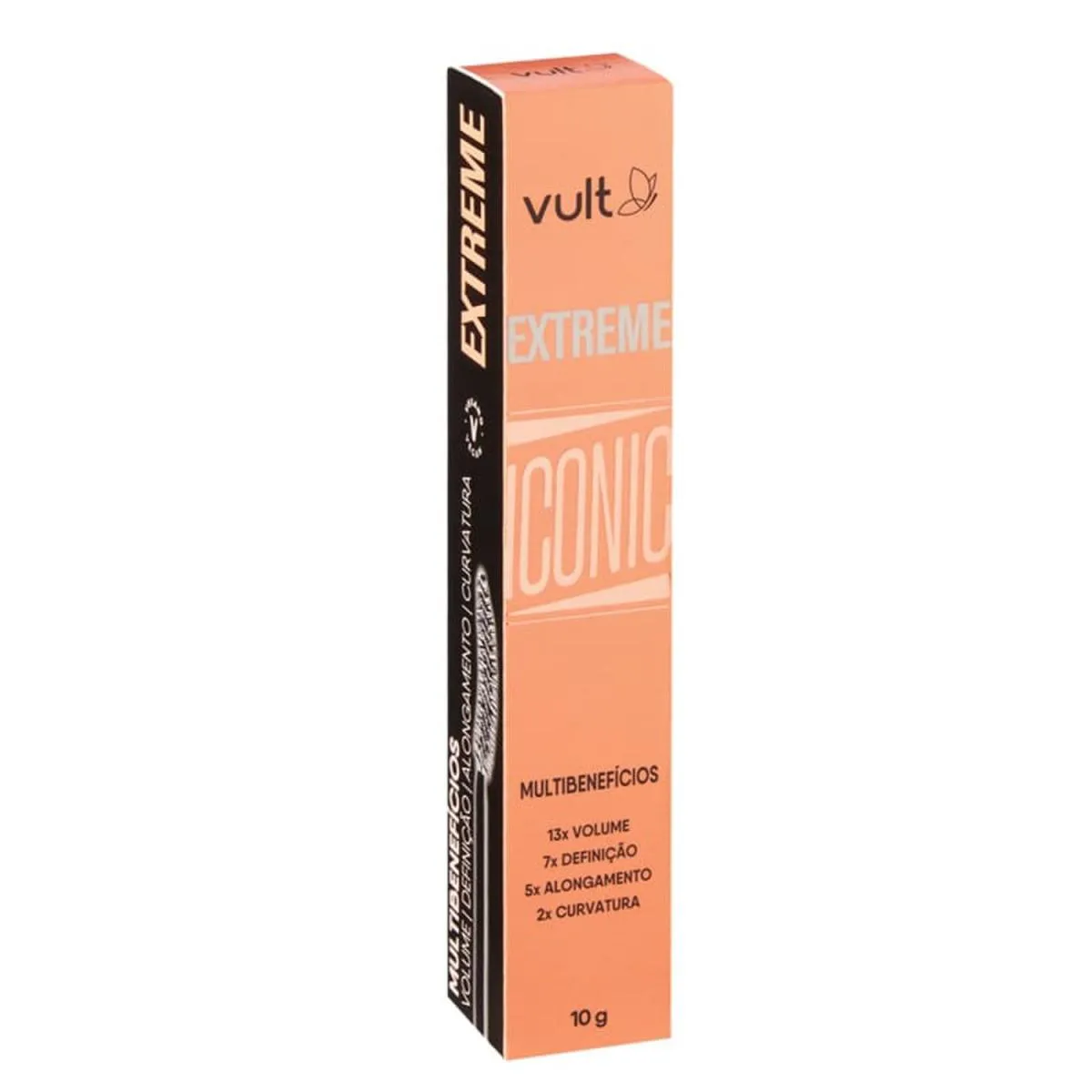 VULT MáSCARA PARA CíLIOS EXTREME ICONIC VOLUME DEFINIçãO ALONGAMENTO E CURVATURA 10G