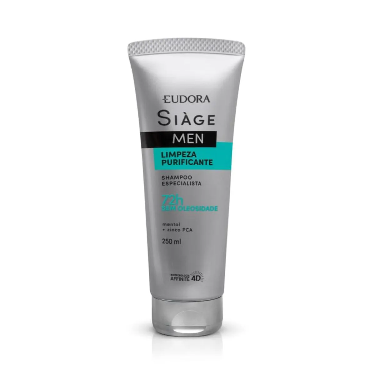 Shampoo Vegano Eudora Siàge Men Limpeza Purificante 250ml