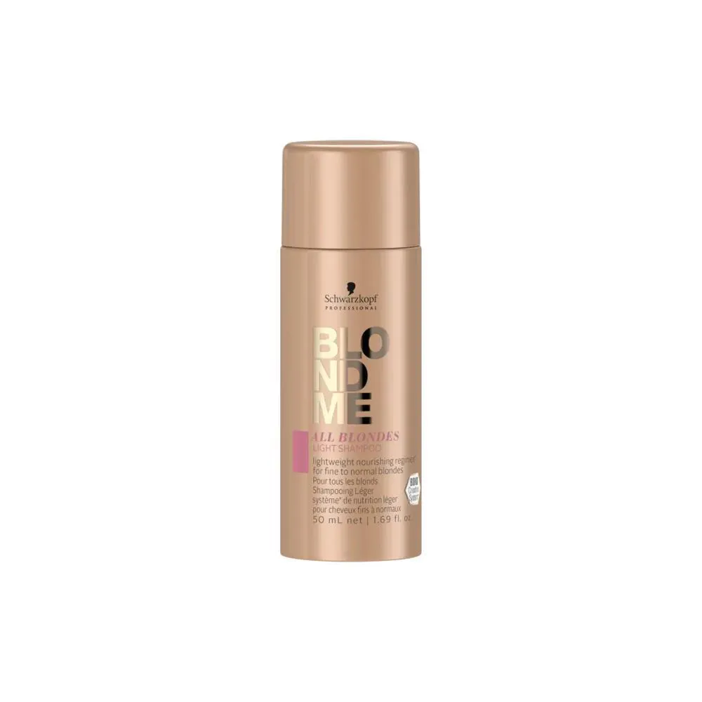 SCHWARZKOPF PROFESSIONAL BLONDME ALL BLONDES LIGHT SHAMPOO 50ML