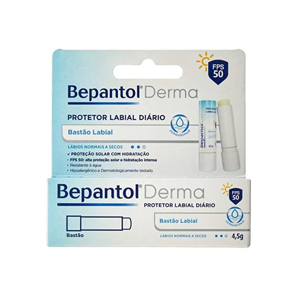 PROTETOR LABIAL BEPANTOL DERMA FPS 50 COM 4,5G