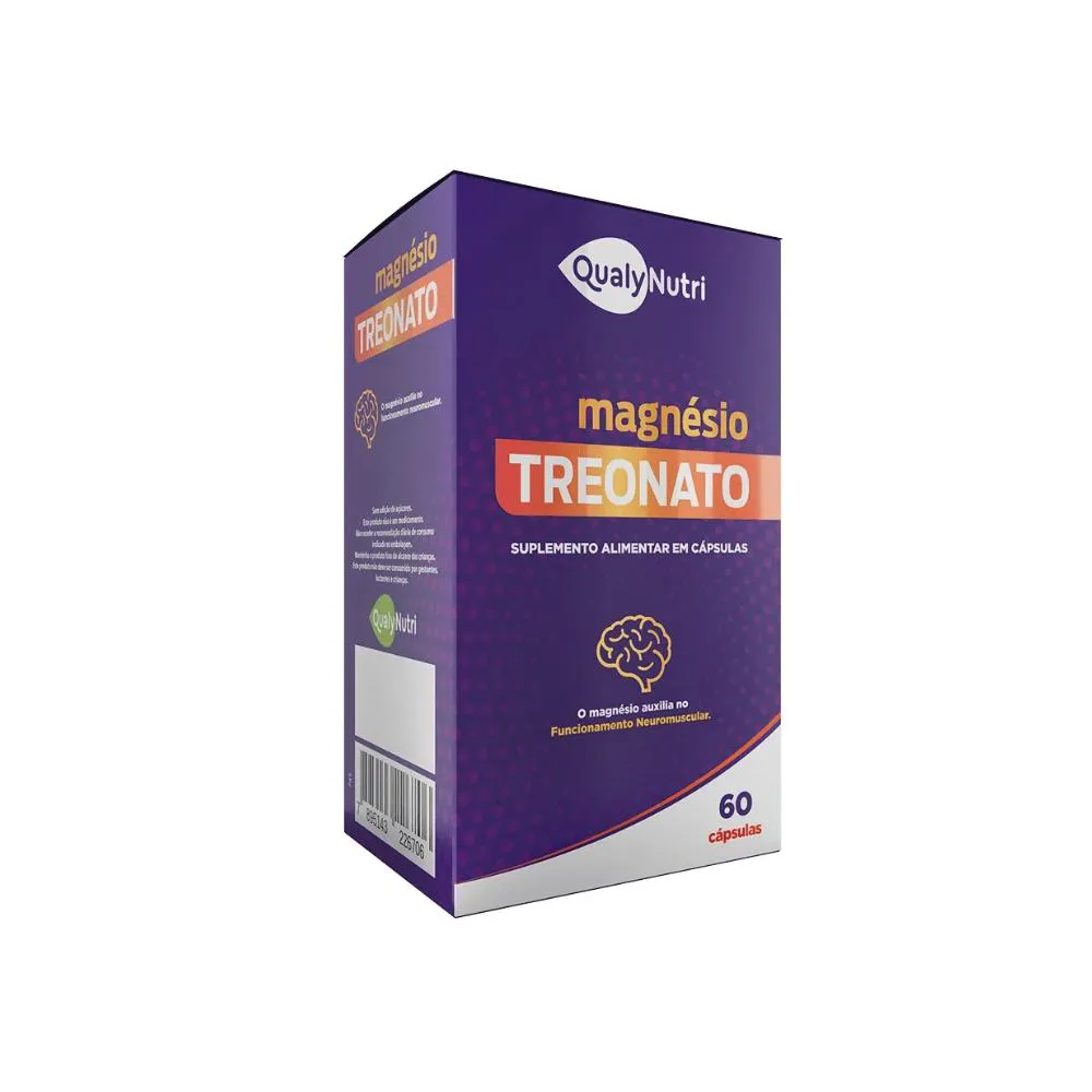 MAGNéSIO TREONATO 500 MG, 60 CáPSULAS