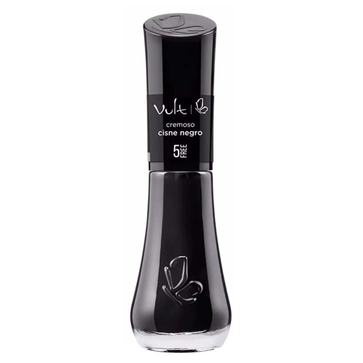 VULT ESMALTE CREMOSO 5FREE EFEITO GEL COR 001 CISNE NEGRO 8ML (7899852003078)