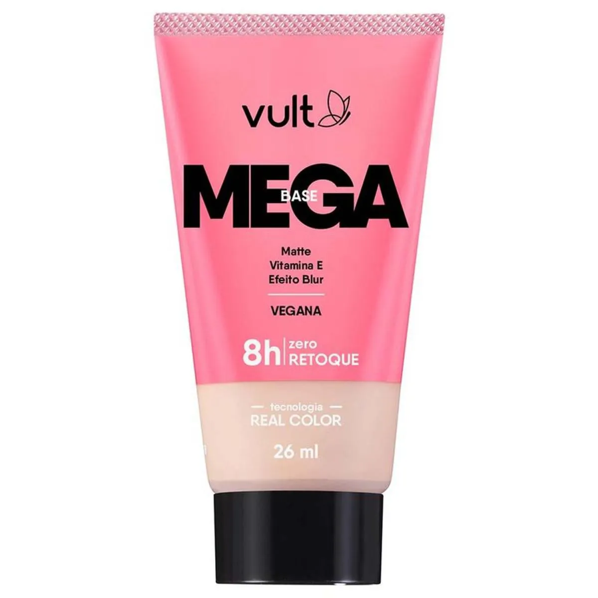 VULT MEGA BASE LíQUIDA MATTE V250 EFEITO BLUR ZERO RETOQUE 26ML