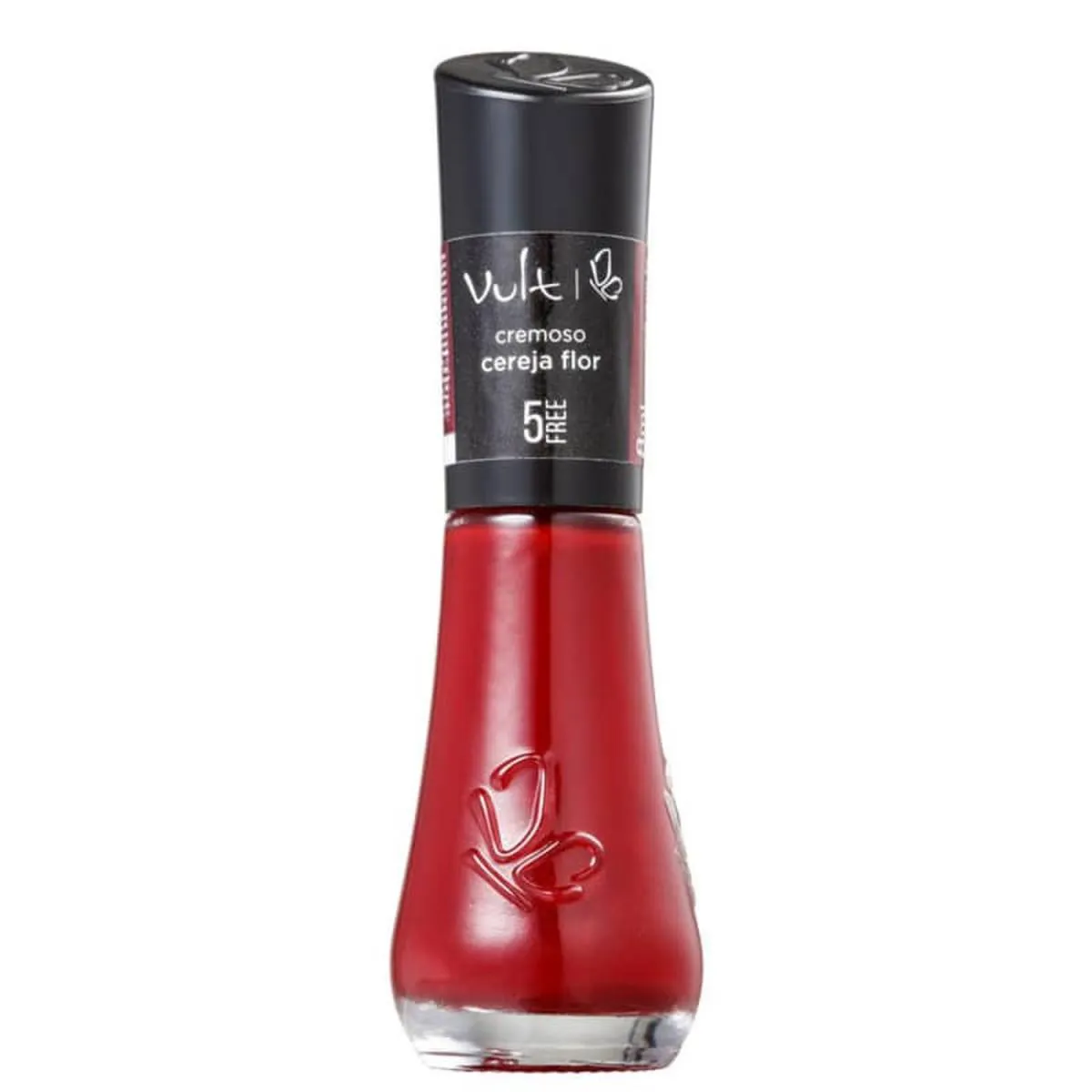 VULT ESMALTE CREMOSO 5FREE EFEITO GEL COR 007 CEREJA FLOR 8ML (7899852003122)