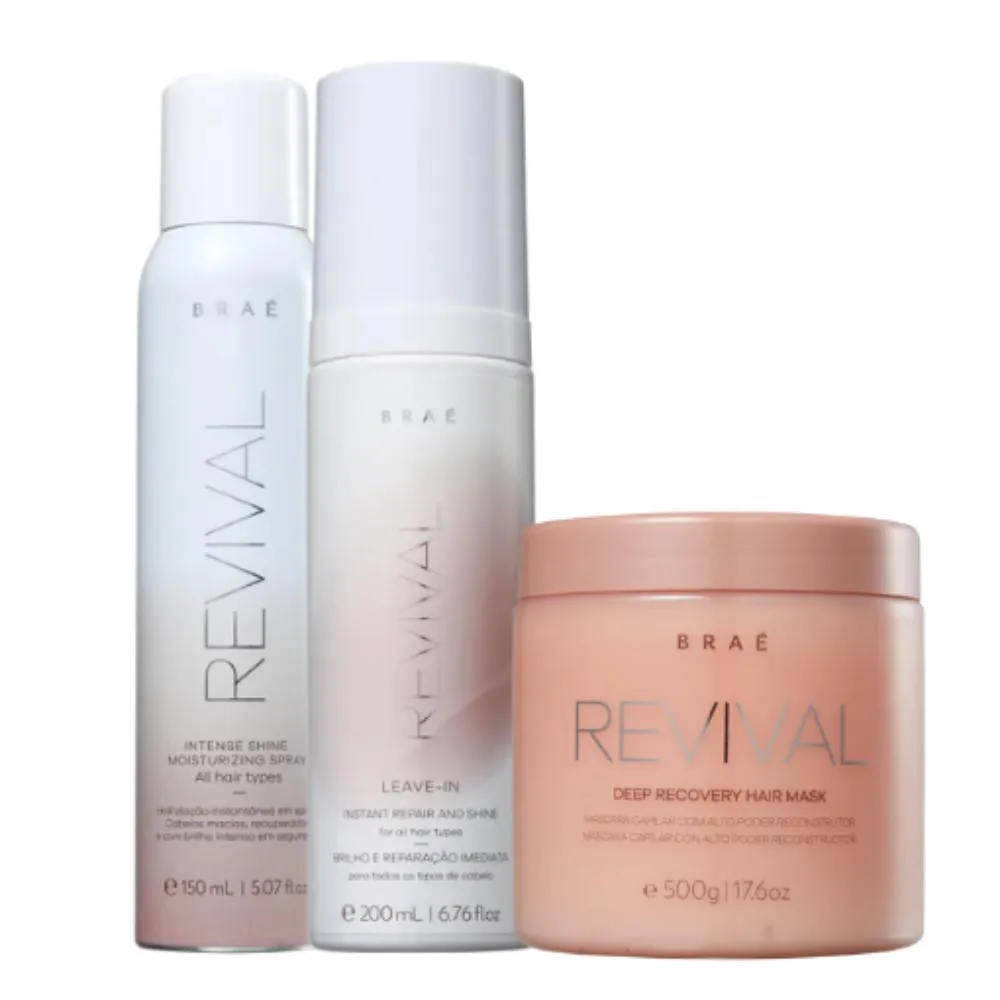 KIT BRAé TRIO REVIVAL INTENSE REPAIR (3 PRODUTOS)