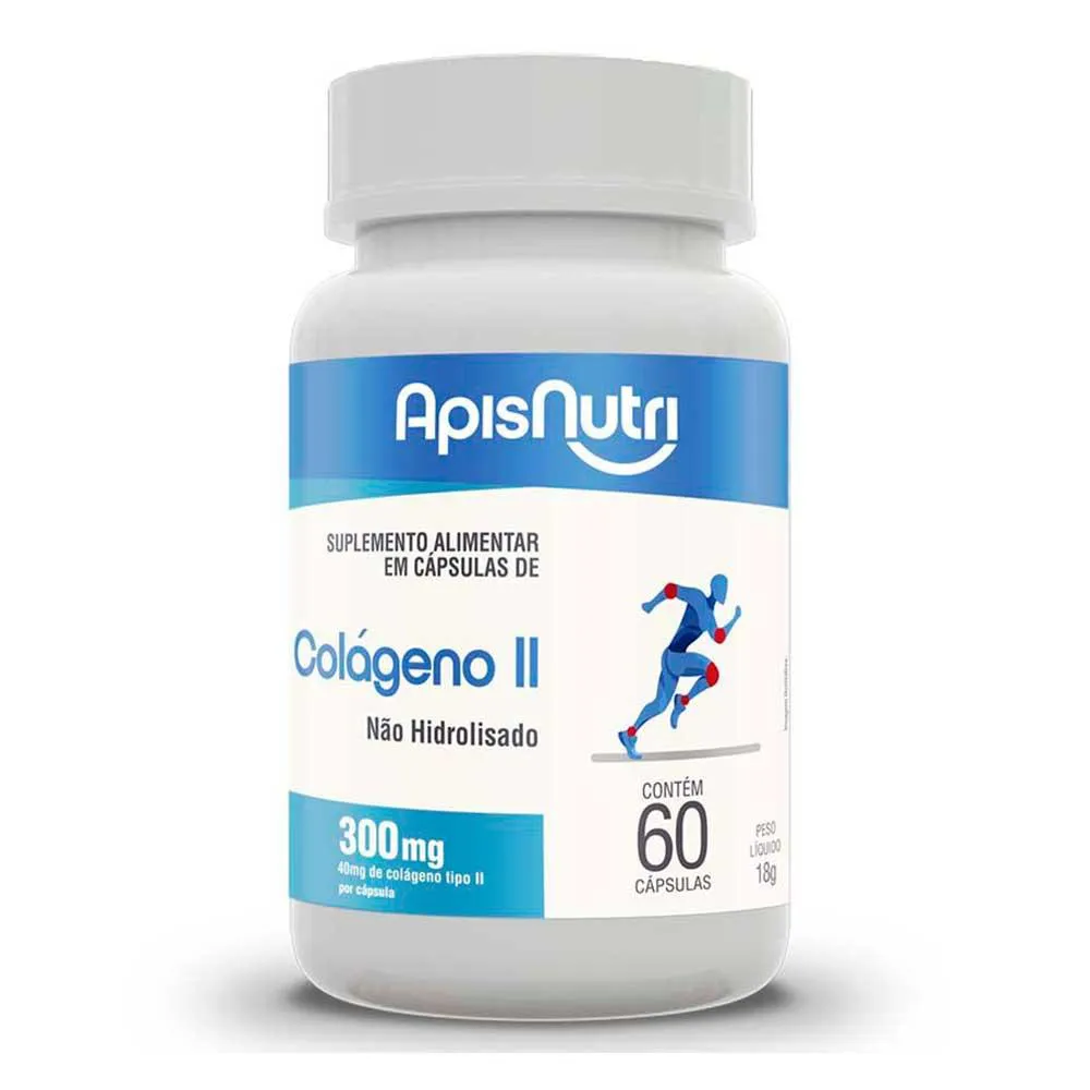 COLAGENO II NãO HIDROLISADO  COM 60CAPS - APISNUTRI