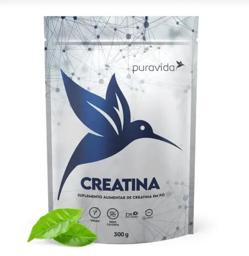 SUPLEMENTO ALIMENTAR DE CREATINA EM Pó 300G - PURAVIDA