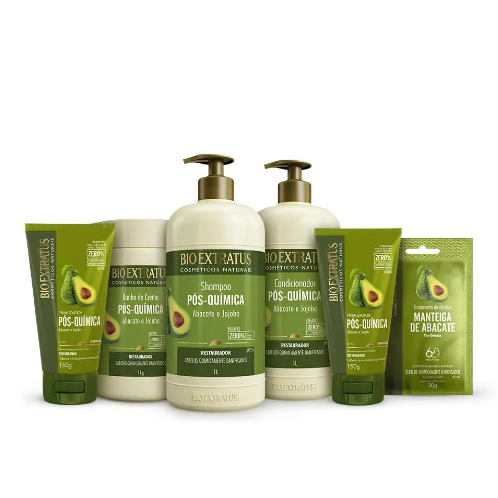 KIT BIO EXTRATUS PóS QUIMICA LINHA COMPLETA (1L/KG)