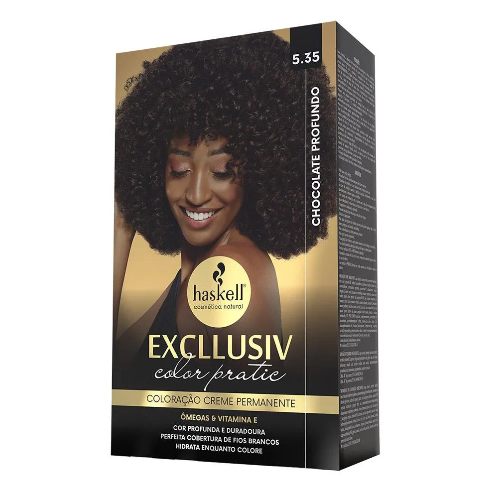 COLORACAO 5.35 HASKELL EXCLLUSIV COLOR PRATIC
