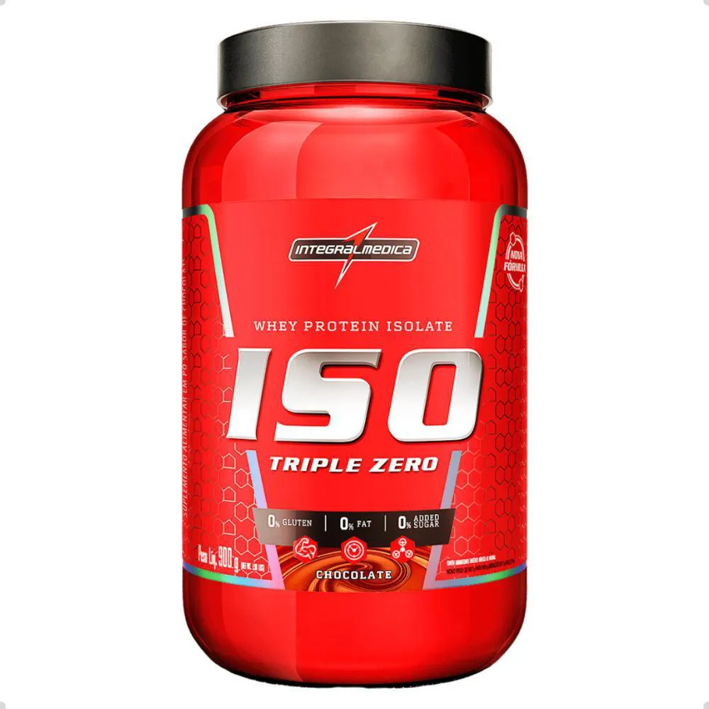 WHEY PROTEIN ISO TRIPLE ZERO POTE 900G INTEGRALMEDICA Chocolate