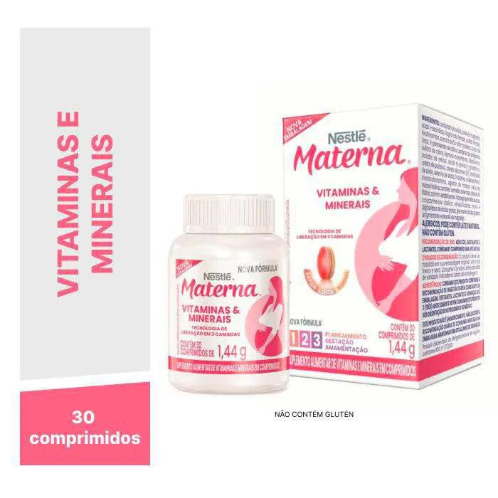 Polivitamínico Materna para Gestantes 30 comprimidos