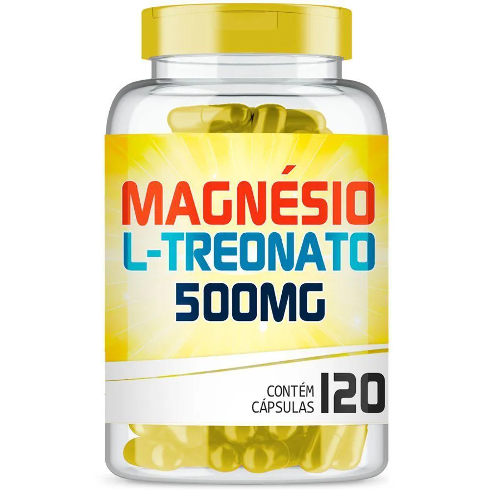 MAGNéSIO L-TREONATO 500MG COM 120CáPS