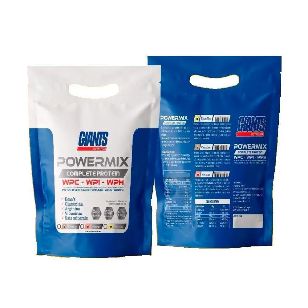 POWERMIX COMPLETE PROTEIN CHOCOLATE 1.8 KG GIANTS NUTRITION