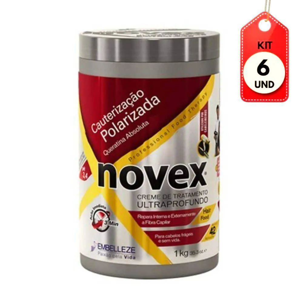 KIT C-06 NOVEX QUERATINA ABSOLUTA CREME DE TRATAMENTO 1KG