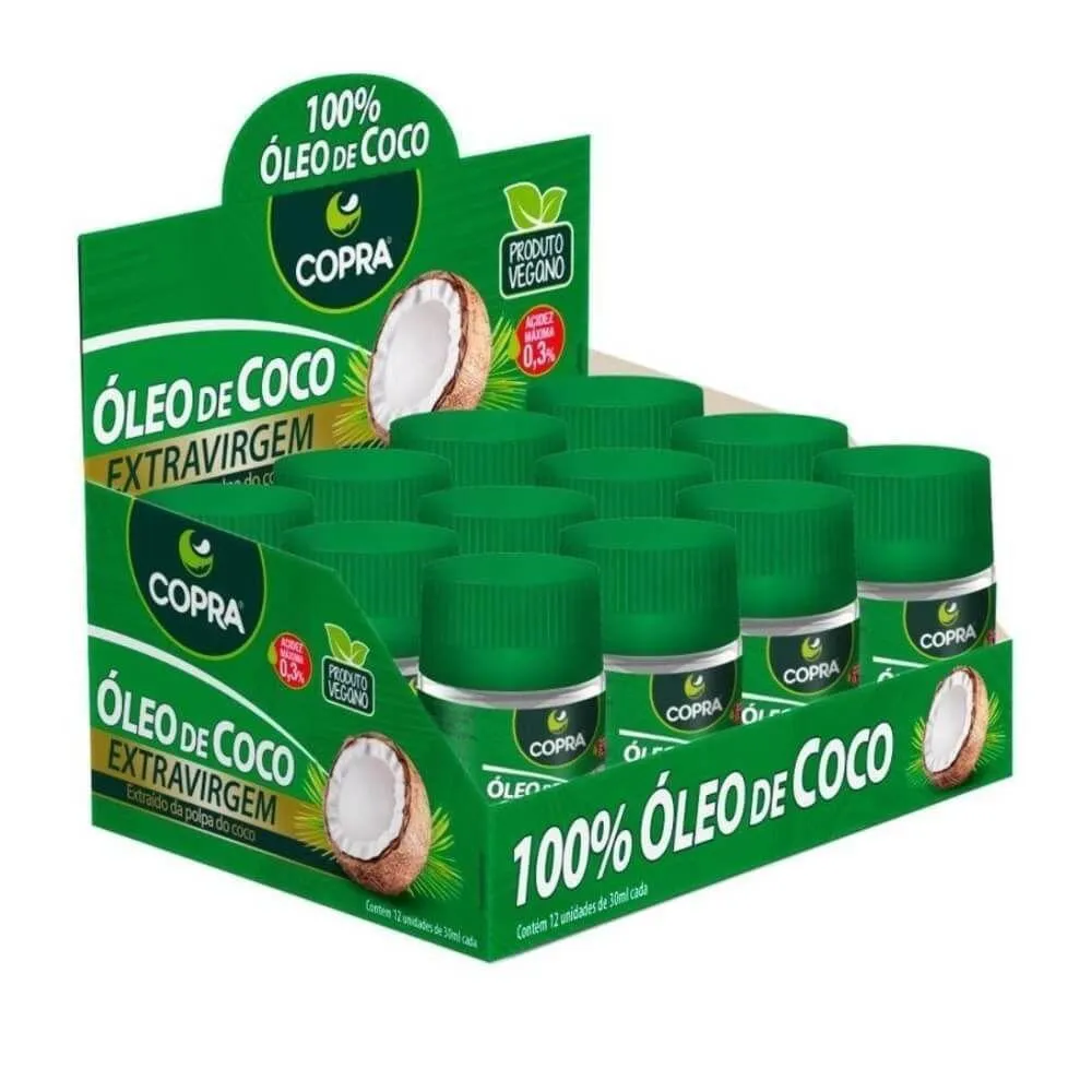 COPRA óLEO DE COCO EXTRA VIRGEM PET 12X30ML