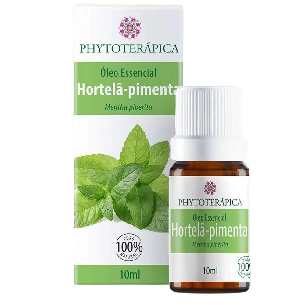 ÓLEO ESSENCIAL DE HORTELã PIMENTA - MENTHA PIPERITA - 10ML - PHYTOTERáPICA